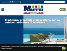 Tablet Screenshot of maffeisistemi.it
